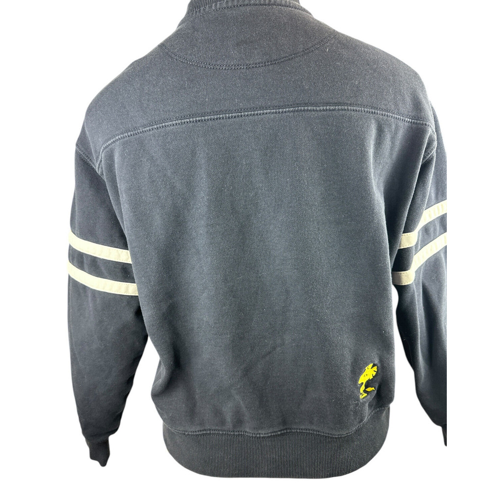 Coach X Peanuts Snoopy Lights Crewneck Oversized Sweatshirt Navy Blue Women's XS - Picture 9 of 14